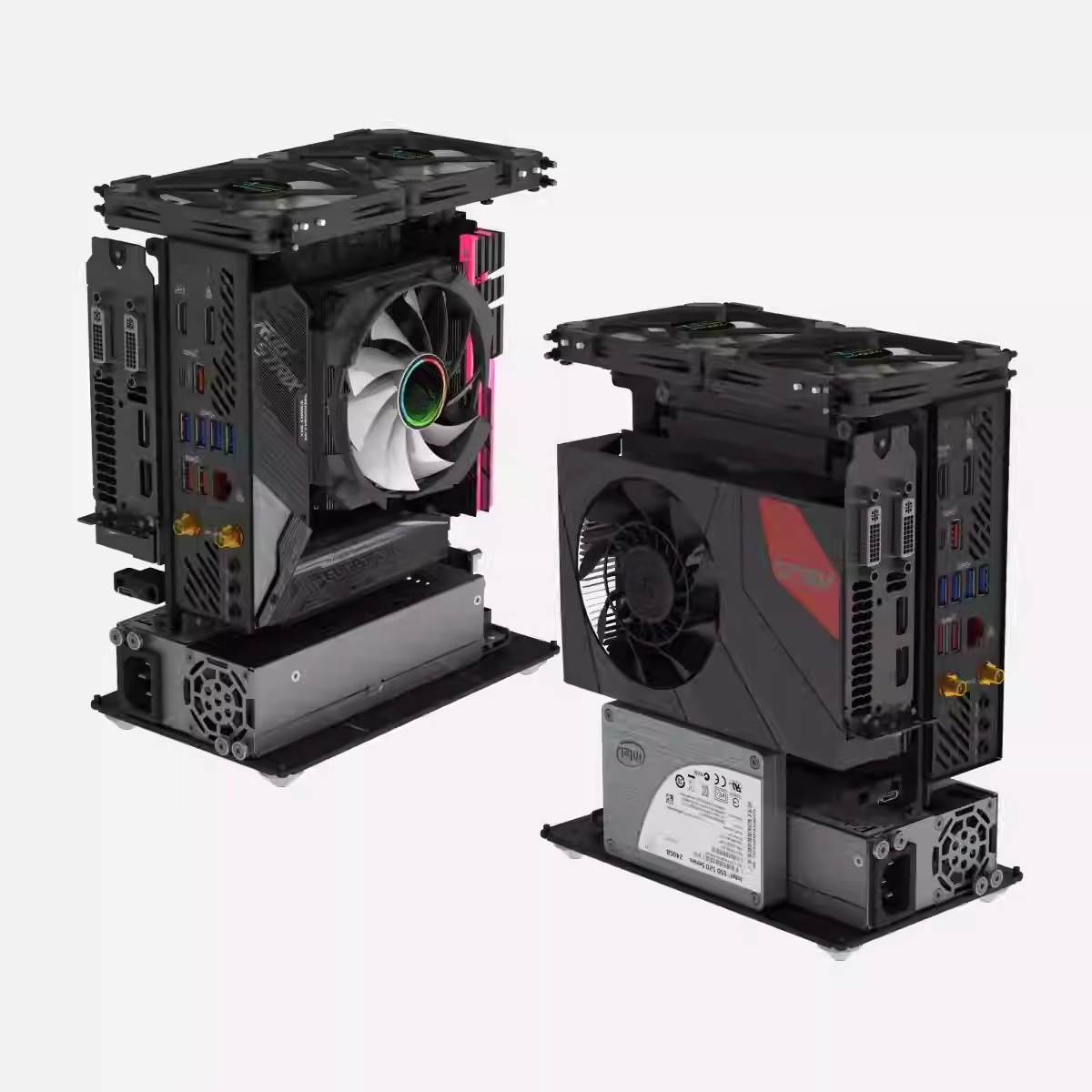 Sff Mini Itx Cnc Aluminum Chassis - Компьютерный корпус Mini-ITX формата A4, изготовленный